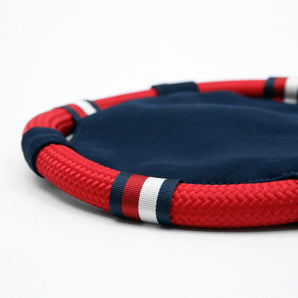 Tommy Hilfiger Dog Squeaky Rope Frisbee