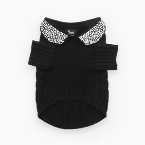 Kanine Black Label Diamante Cashmere Sweater