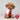 Toy Poodle wearing Arsenal Pet Kit in size S