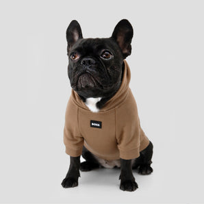 BOSS Dog Hoodie with Applique Logo